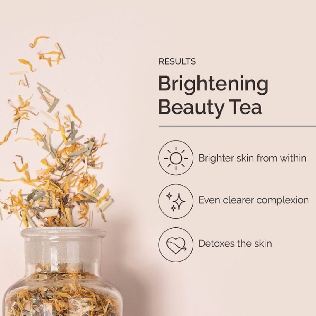 Rich Nutrition Skin Glow Tea, Help In Skin Shine, Moisturized Skin, Acne, Anti-Aging, 100 grams, 1 Month Pack