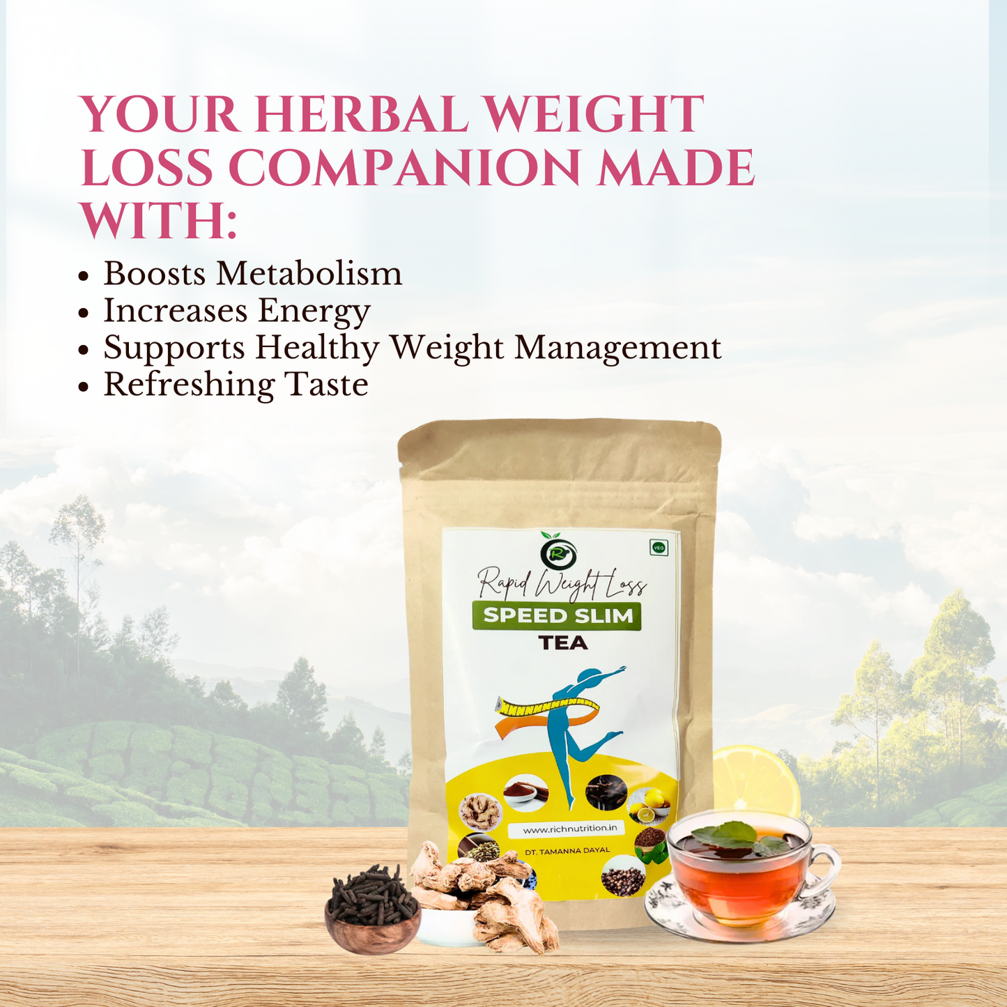 Blue & Slim Detox Tea Combo | Slimming made simple, Naturally