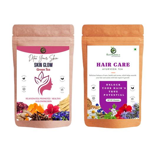 Skin Glow & Hair Care Combo | The perfect blend for a flawless you