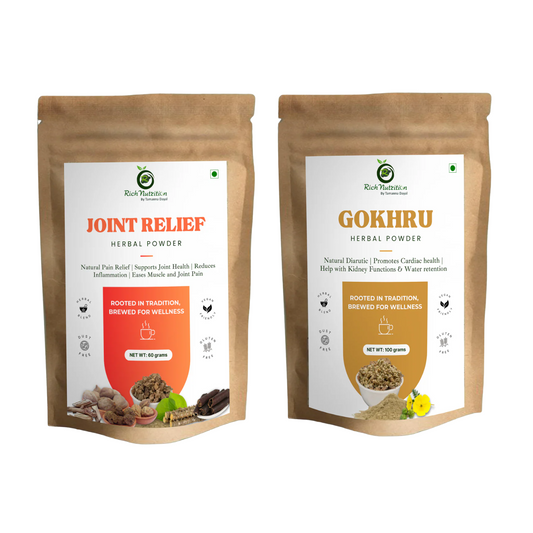 Joint Pain Relief & Gokhru Detox Combo | The Two-in-One Solution For Mobility and Detoxification
