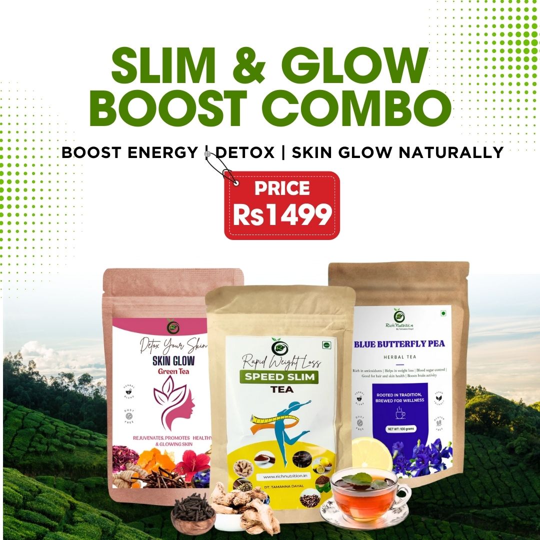 Slim & Glow Trio Offer | Boost Metabolism, Detox & Skin glow naturally