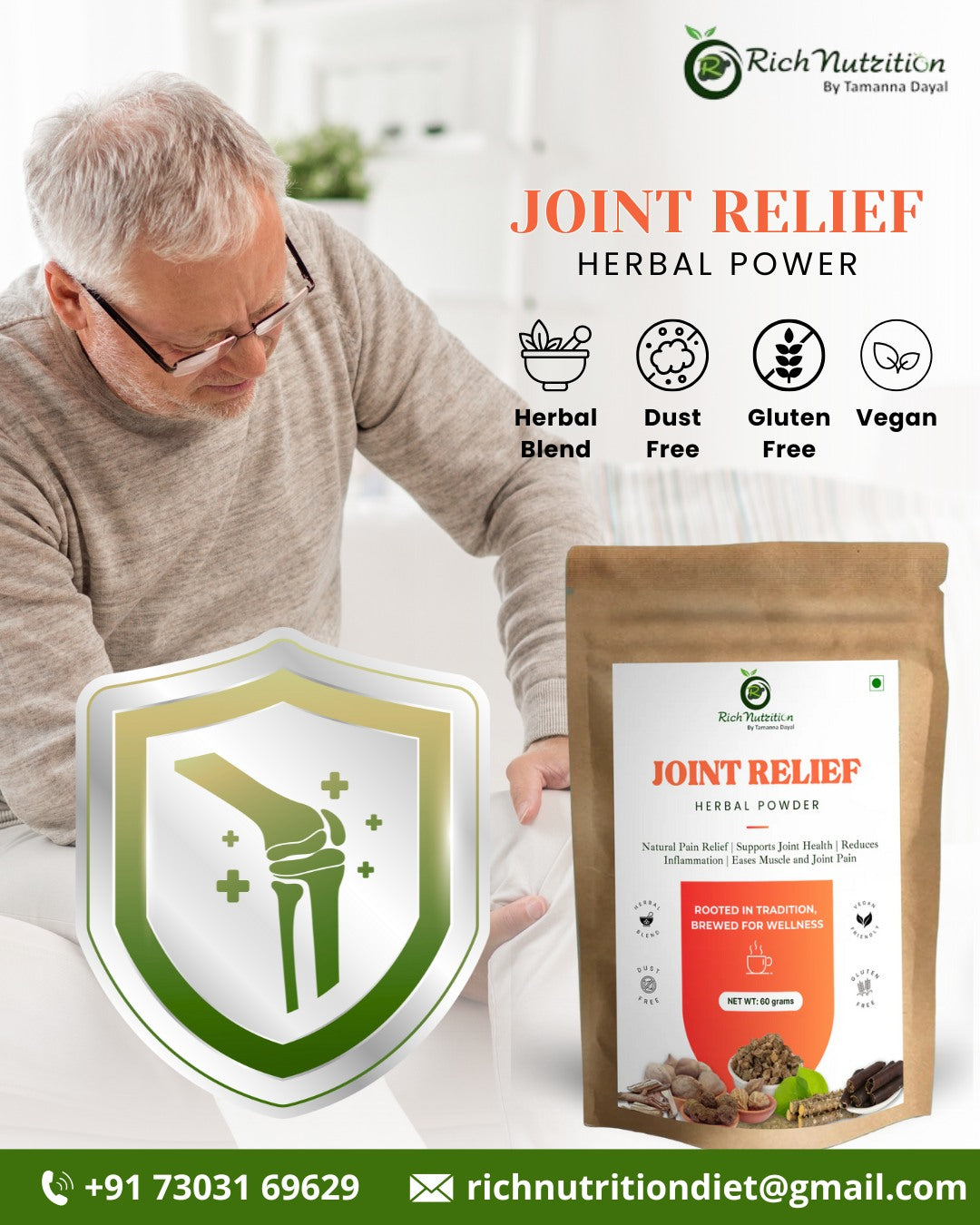 Joint Pain Relief Tea - Helps in Joint Pain, Inflammation Relief and Arthritis