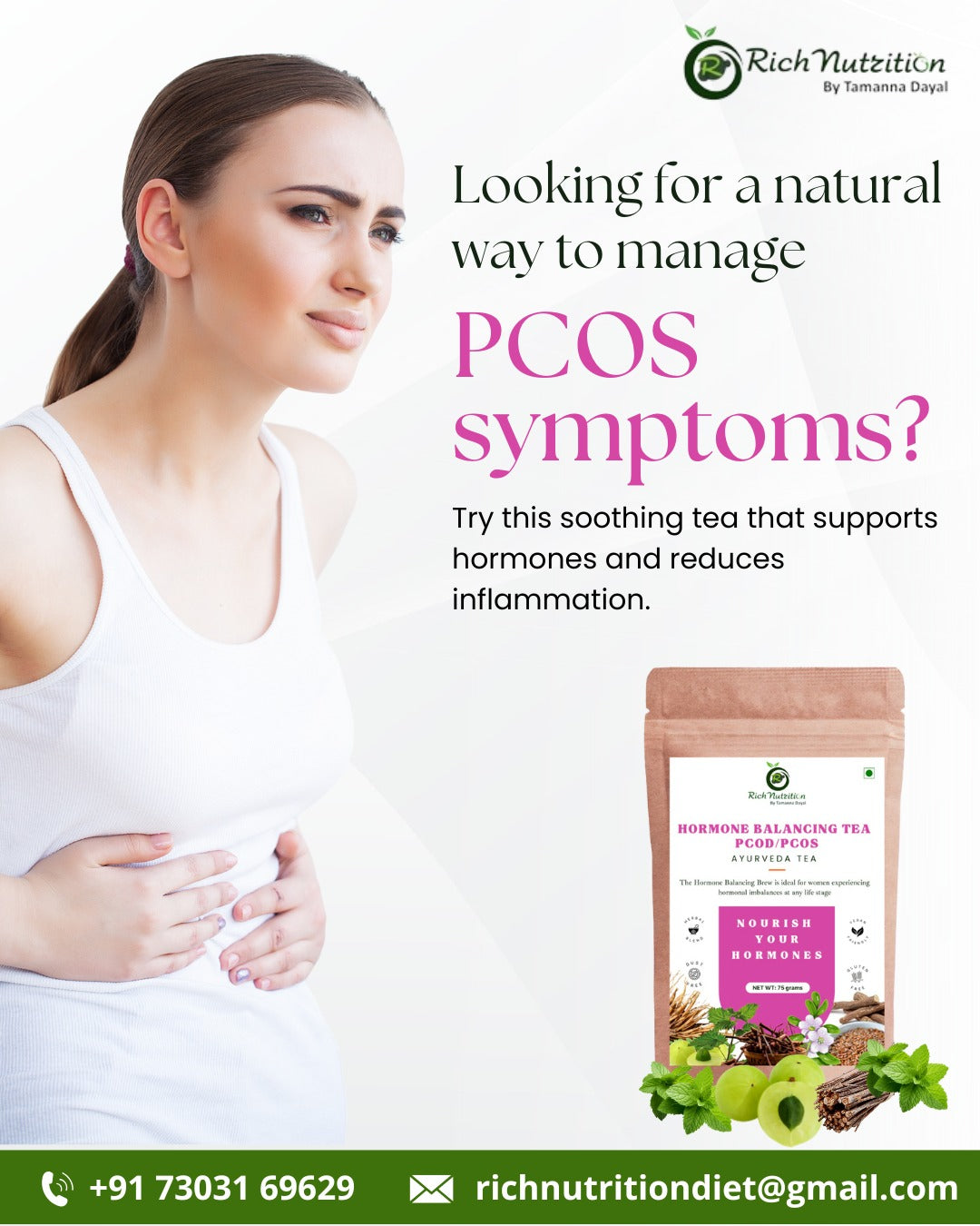 Hormone Balancing Tea for PCOD/PCOS  Helps with Hormone, period, weight and menopause