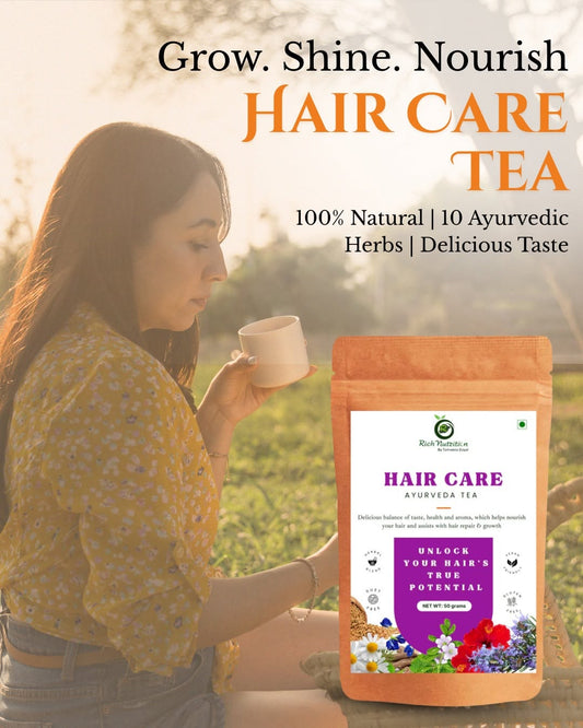 Hair Care Tea - Helps with Hair Growth, Shine, Reduce Dandruff, Repair & Strength - Hair Tea - Healthy Hair Tea