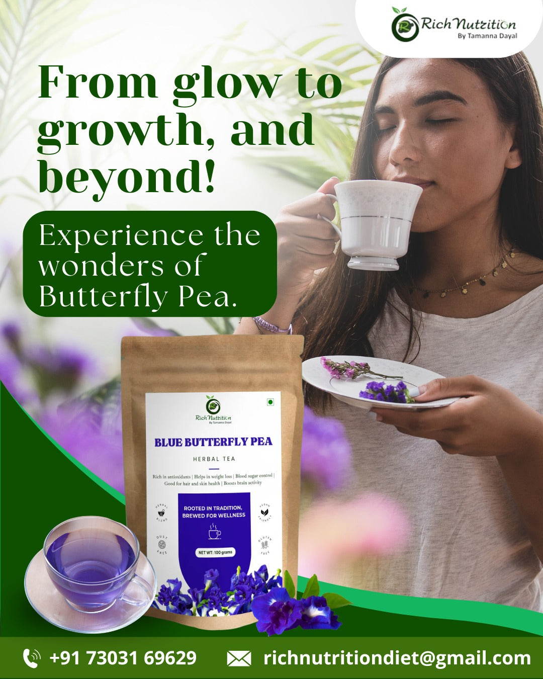 Blue & Slim Detox Tea Combo | Slimming made simple, Naturally